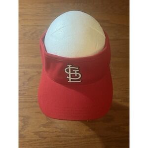 Vintage St Louis Cardinals Visor Annco Hook & Loop Red Very Good‎ Condition!
